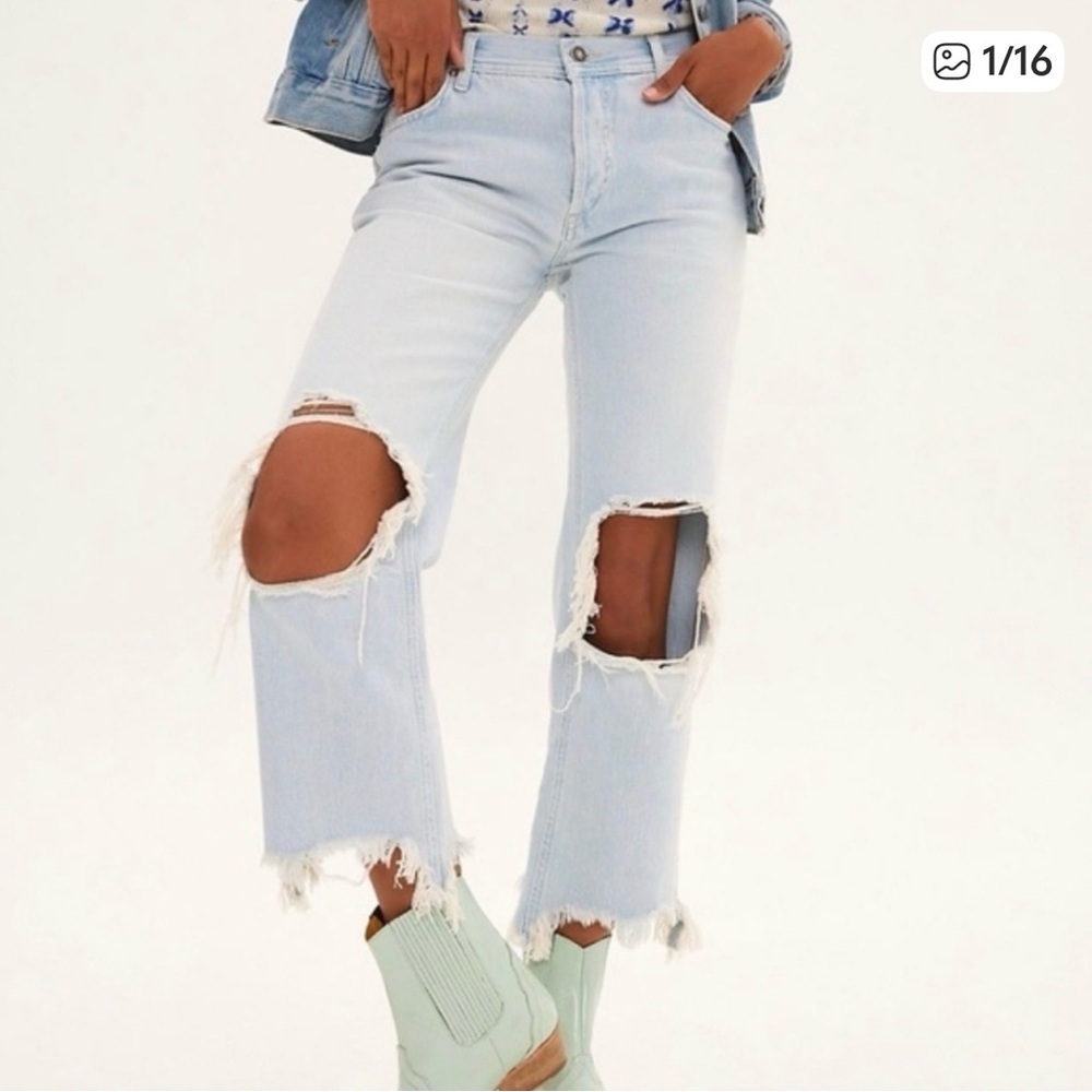 Free People Maggie cropped jeans. Size 28 - Picture 11 of 11